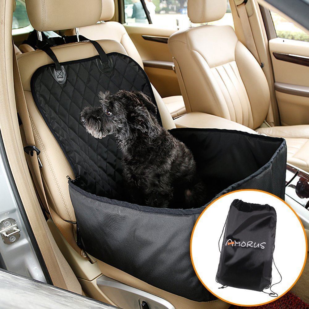 Amorus 2 In 1 Design Waterproof Dog Car Front Seat Covers