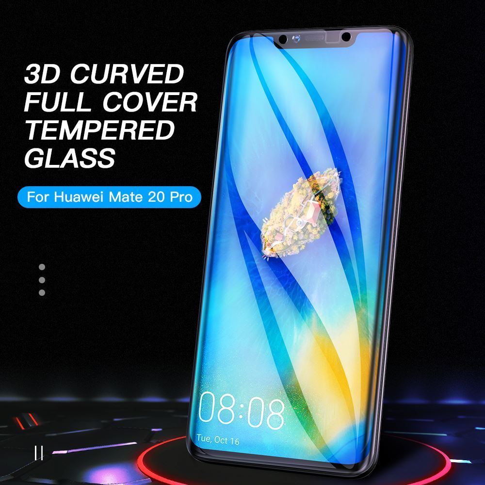 Avizar Film Huawei Mate 20 Pro Verre trempé Incurvé 5D Full Cover  Transparent - Protection écran - LDLC