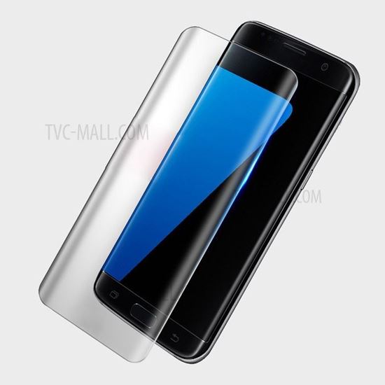 Picture of AMORUS for Samsung Galaxy S8 Plus Silk Printing Tempered Glass LCD Screen Cover Full Cover - Transparent