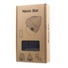 Picture of Grid Pattern Winter Warm Knitted Hat Built-in Wireless Bluetooth Headphone & Microphone - Dark Blue