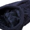 Picture of Grid Pattern Winter Warm Knitted Hat Built-in Wireless Bluetooth Headphone & Microphone - Dark Blue