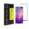 Picture of AMORUS for Samsung Galaxy S10 [3D Curved Full Cover] Tempered Glass Screen Protector (Case-Friendly Scaled-Down Version)