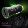Picture of AMORUS QC3.0 Quick Charge Car Charger + Type-C Cable Charging Kit for Samsung S8/S8+/ Huawei 6P etc - Black