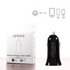 Picture of AMORUS QC3.0 Quick Charge Car Charger + Type-C Cable Charging Kit for Samsung S8/S8+/ Huawei 6P etc - Black