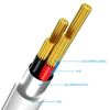 Picture of AMORUS USB Type-c Charging Data Sync Cable 1m for MacBook 12-inch with Retina Display(2015) / Huawei Mate 9 - White