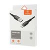 Picture of AMORUS 2.4A Aluminium Alloy Nylon Braided Lightning 8Pin Charging Data Cable for iPhone iPad iPod - Black
