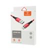 Picture of AMORUS 2.4A Aluminium Alloy Nylon Braided Lightning 8Pin Charge Sync Data Cable Cord for iPhone iPad iPod - Red