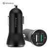 Picture of AMORUS CC-37 2.4A + QC3.0 Quick Charge Car Charger