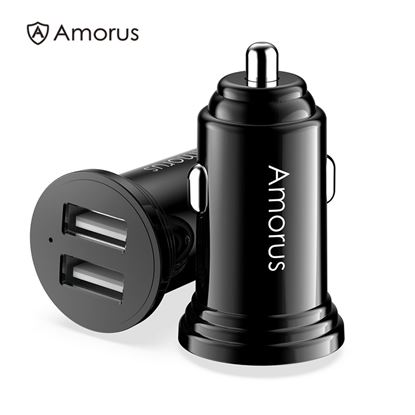 Picture of AMORUS CC-56 Dual USB 3.4A Fast Charging Car Charger Adapter