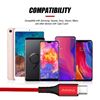 Picture of AMORUS 2A Aluminium Alloy Nylon Braided Type-C Charging Data Cable - Red